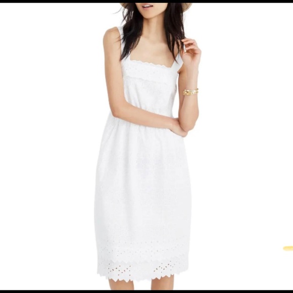 Madewell Dresses & Skirts - NWT Madewell Eyelet Tiered Midi Dress
